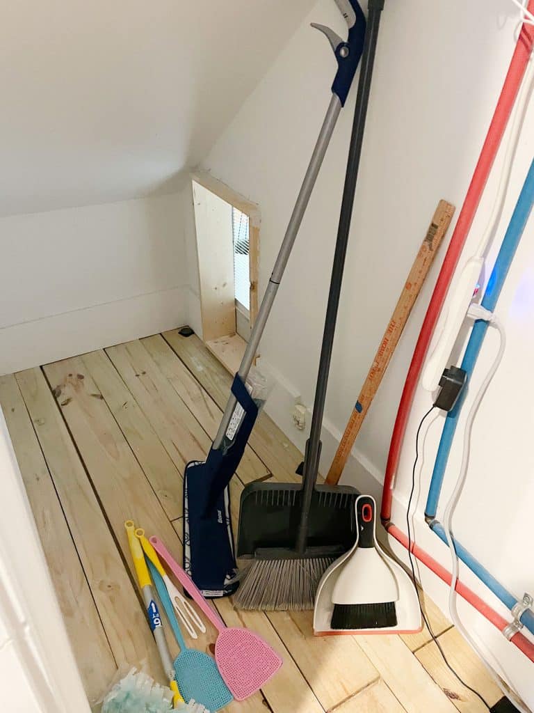 Empty Under Stair Storage In Utility Closet