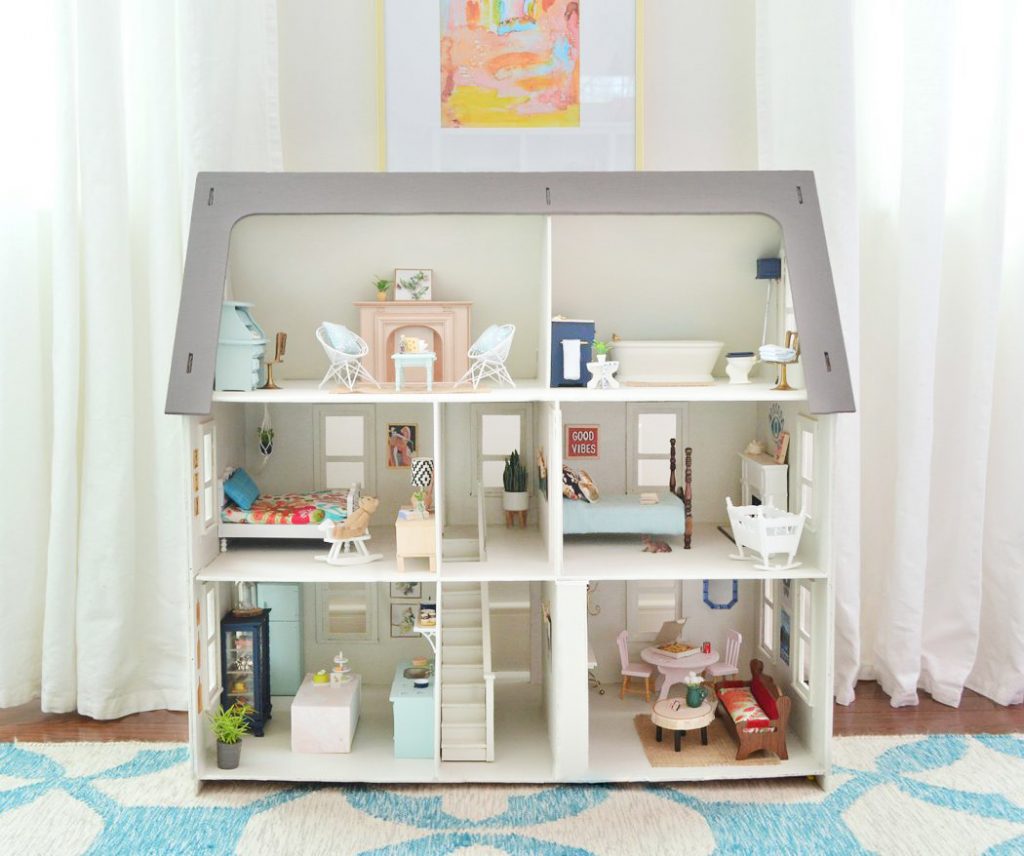 Girls Room Dollhouse Back Of House Full2