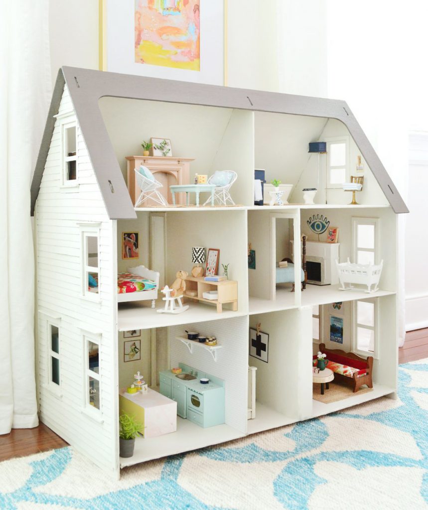 Girls Room Dollhouse Back Of House Angle2