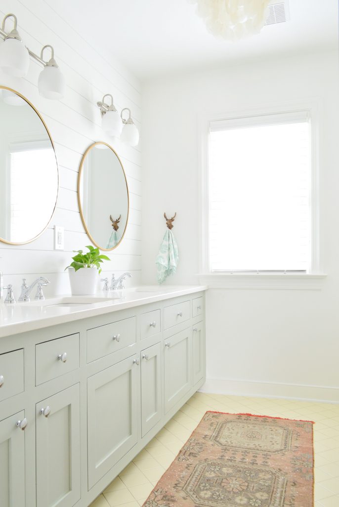 Kids Hall Bathroom Vanity Vertical Full