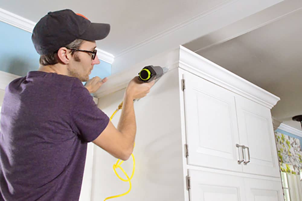 How To Set up Crown Molding On Cupboards